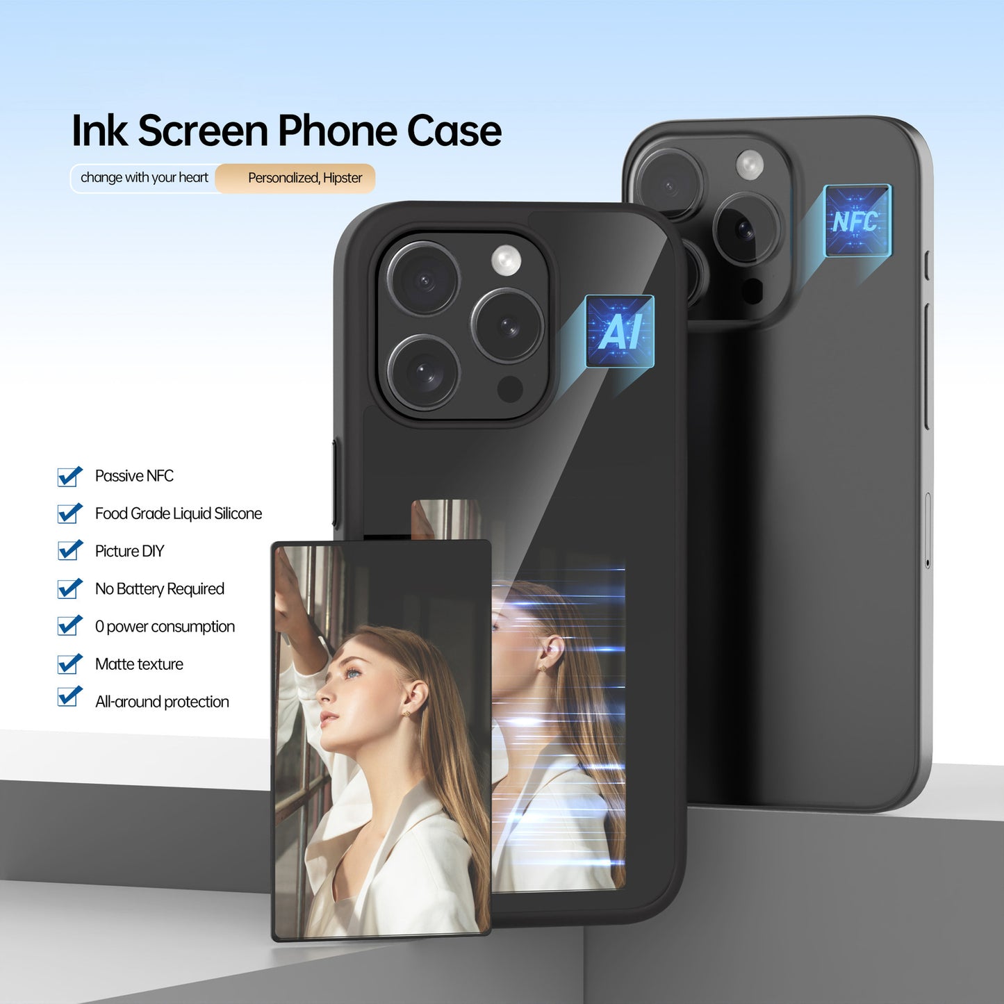 Customizable Ink Screen Case