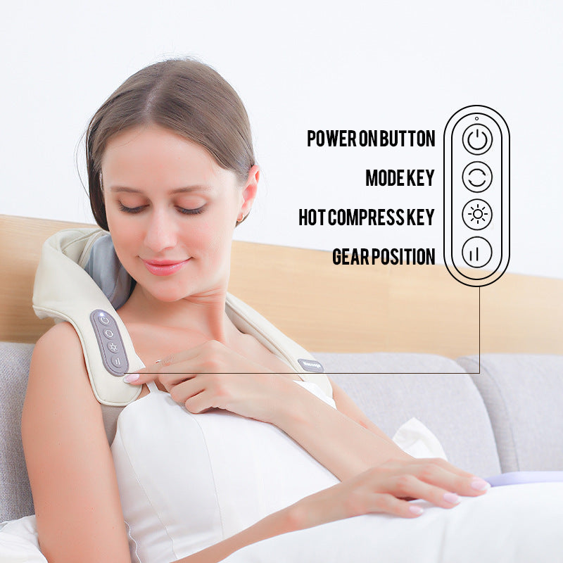 Rechargeable Neck Massager with Heat