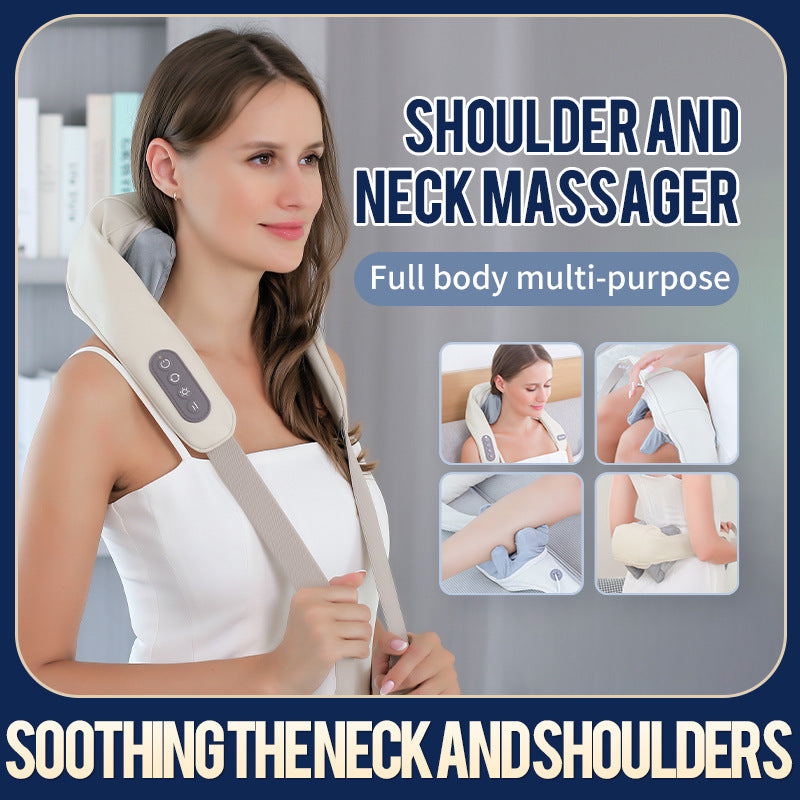 Rechargeable Neck Massager with Heat